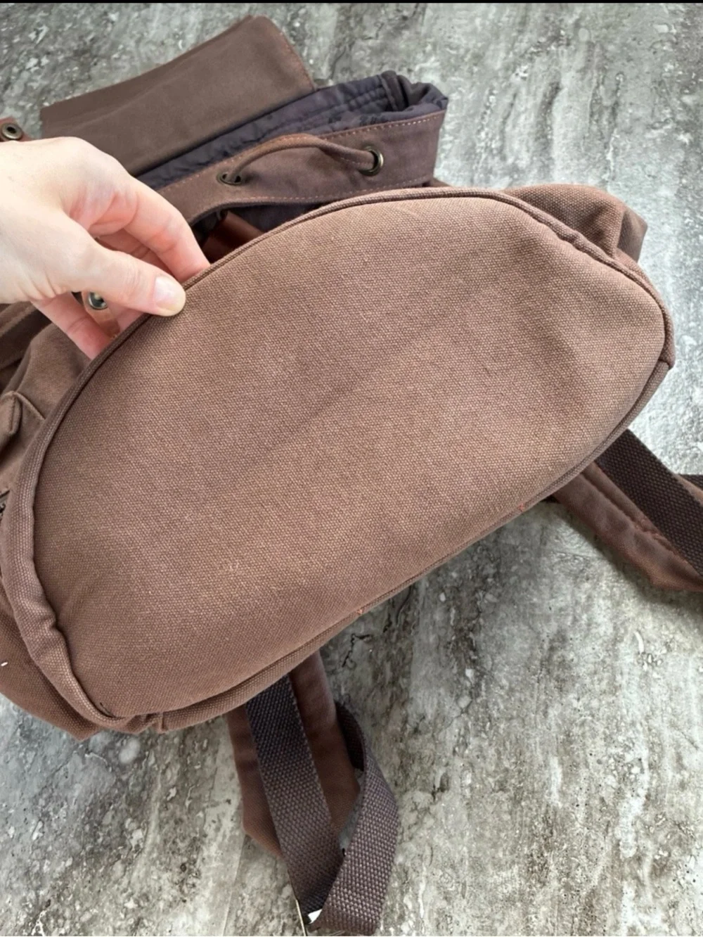 Augur Strauss & Co. JANS canvas backpack, NWT